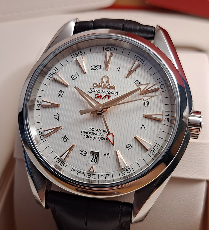 Omega Seamaster Aqua Terra 150M Co-Axial GMT Wristwatch Ref. 231.13.43.22.02.004